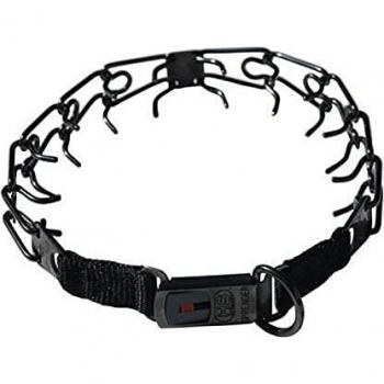 HS Sprenger - Collar adiestramiento cierre lock inoxidable negro