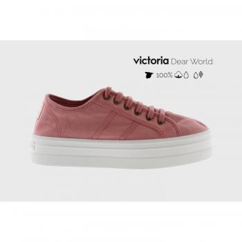 Zapatillas de lona tintada Victoria Barcelona con plataforma DREC 1092138