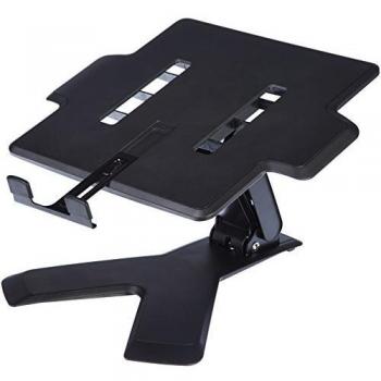 AmazonBasics - Soporte de elevación para ordenador portátil, Negro