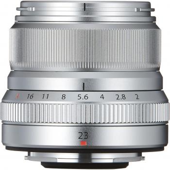 Fujifilm FUJINON Lens XF23MMF2 R WR- Objetivo, color plateado