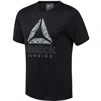 Reebok Re Graphic tee Camiseta, Hombre, Negro, XL