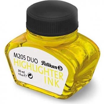 Tinta Fluorescente Amarilla Pelikan M205 para Pluma Estilográfica - 30ml