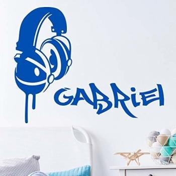 Ambiance Sticker RJ0148+col-inc-alfa026 Pegatinas de Pared, Vinyl, Modelo 4, 50x30cm + 25x10cm