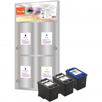 Pack Ahorro Plus de Cartuchos Compatibles HP No. 21XL*2, No. 22XL (2 Negro, 1 Color)