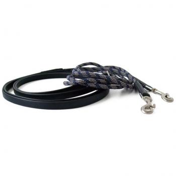 Qhp Rienda Cuerda Negro Pony