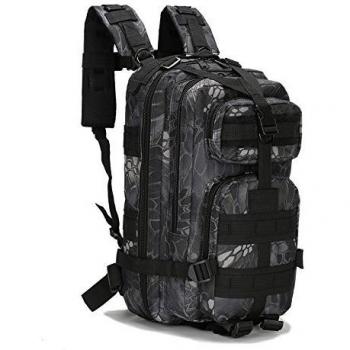 KERCHUANG Bolsa De Caminar Al Aire Libre, Medio, Multicolor,Blackpython