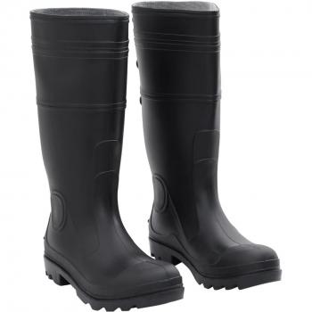 Botas de Agua de Lluvia Impermeables Antideslizantes PVC Negro Talla 38, 39, 40, 41