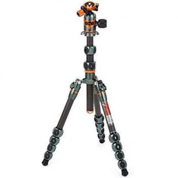 3 Legged Thing Legends Ray Carbon Fiber Tripod with AirHed Vu Ball Head in Grey