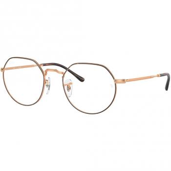 Ray-Ban RX6465 Jack 3176 Men's Eyeglasses Gold Size 51 (Frame Only) - Blue Light Block Available