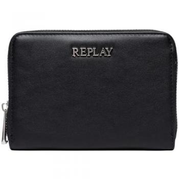Replay Women's Black Wallet, One Size, Autumn/Winter Collection
