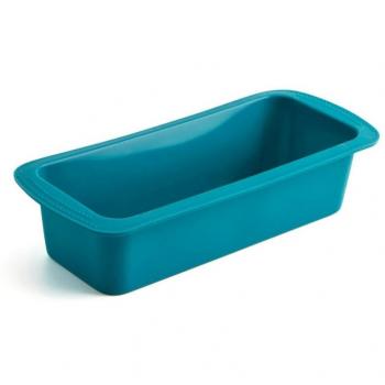 Molde de Repostería de Silicona Quid OZON 27,5x12 cm Azul Apto para Horno y Congelador