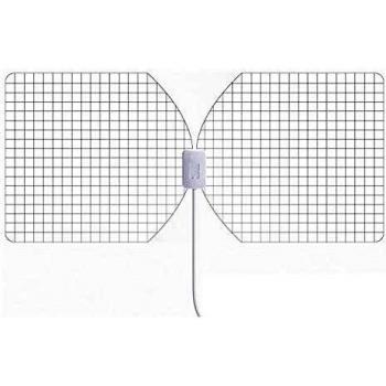 RGTech Monarch 50 Transparente - Antena Interior - Rango de recepción de 50 millas -plana, delgada como un papel-Multi direccional Antena HDTV para una máxima recepción TDT/UHF/VHF/FM/DAB/DVB-T/DVB-T2