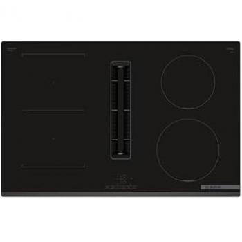 Placa de Inducción Bosch Serie 4 PVS831B16E con Cappa Integrada, 80 cm, 4 Zonas de Cocción, Negro