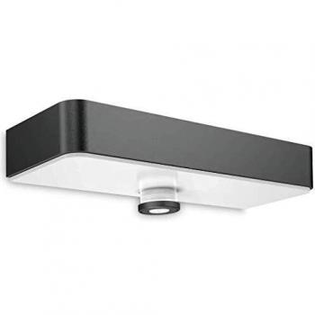 Steinel XSolar SOL-O S LED Foco Solar de Jardín con Sensor 1.5W Antracita 140lm - 830 Luz Cálida | Aplique de Pared Exterior con Sensor de Movimiento y