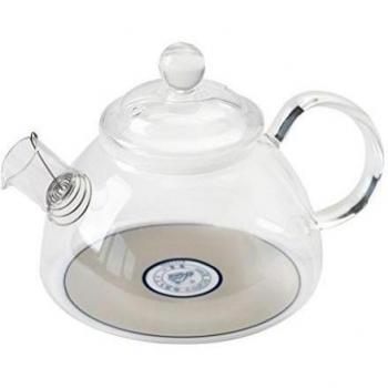 JD Diffusion K4952-Tetera de cristal para cocina de inducción 19 X 19 X 14 cm, 0,9 L
