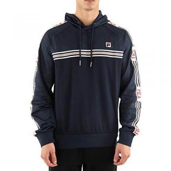 Besarion Lightweight Hooded Sweatshirt for Men in Black Iris