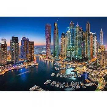 Castorland C-151813-2 Hobby Panoramic Skyscrapers of Dubai Jigsaw Puzzle, 1500 Pieces Set, Multicolour