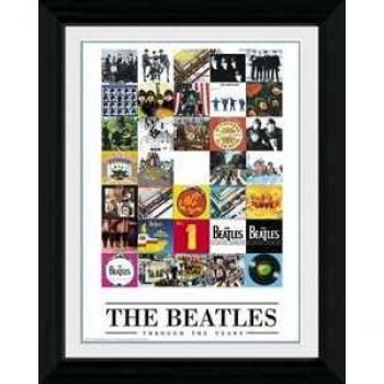 GB eye LTD PFC231 , The Beatles, Through The Years, Framed Print, 30 x 40 cm, Wood, Assorted, 16 x 12 inches