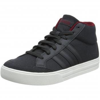Adidas Vs Set Mid, Zapatillas de Deporte para Hombre, Gris Carbon/Buruni 000, 44 2/3 EU