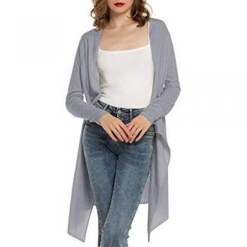 Rebeca Mujer Cardigan Largo Mujer Rebeca Mujer Cardigan Mujer Verano Top Manga Larga Mujer Chal Mujer Fiesta