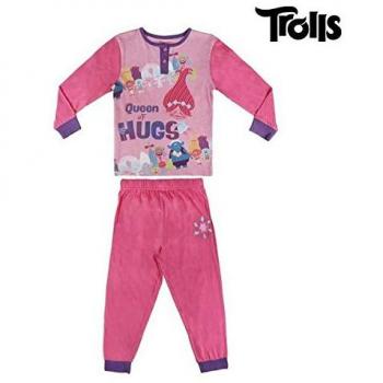 TROLLS Pijama niña Fucsia Dos Piezas