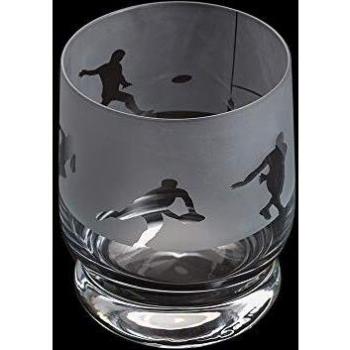 Dartington Crystal TU3407/5/RUGBY Aspect Tumbler Rugby, 100 mm