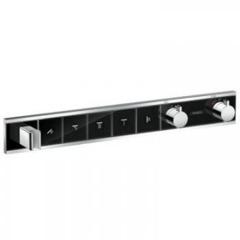 Hansgrohe HG UP-Fertigset RAINSELECT f 5 consumidores negro/blanco