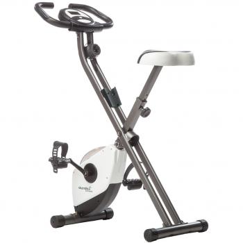 skandika Foldaway X-1000 - Bicicleta estática Fitness - 8 Niveles de Resistencia - máx.110 kg - Plegable