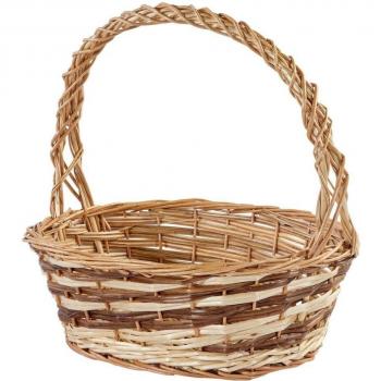 Creaciones meng - Cesta Mimbre Oval Ref-12444