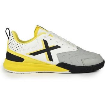 Zapatillas de fútbol sala Munich Rondito 01 Gris, talla 45, diseño moderno, suela de goma antideslizante, parte superior de material sintético y malla transpirable