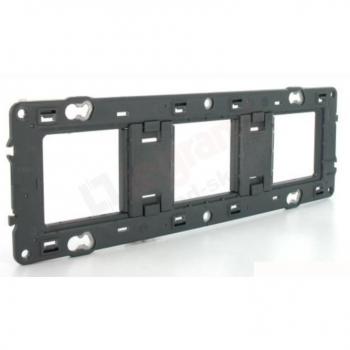 Soporte de fijación Legrand para 3 postes o 6-8 módulos, compatible con Mosaic y Céliane