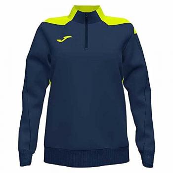 Sudadera de fútbol Joma Championship VI mujer marino amarillo flúor