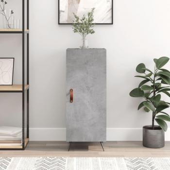 Aparador de hormigón gris 34,5x34x90 cm madera multicapa