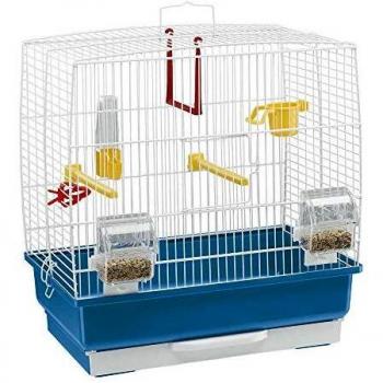 Ferplast Rekord 2 Jaula de pájaros, Color Blanco