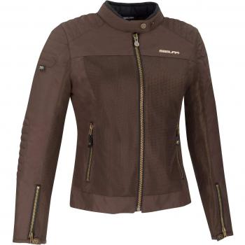 Segura Chaqueta moto LADY OSKAR Marrón, Marrón, 44