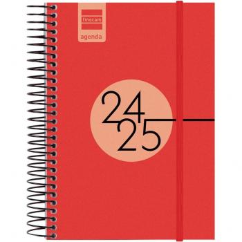 Agenda Espir 2024-2025 Rojo Septiembre 2024 - Agosto 2025 (12 meses) Catalán