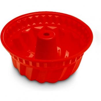 Guardini, Juliette, Molde para budnt cake 22cm. Material: Silicona, Color Rojo.
