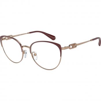 Emporio Armani EA1150 Col. 3268 Women's Cat Eye Eyeglasses Gold Size 51 (Frame Only) - Blue Light Block Available