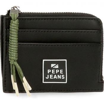 Monedero Pepe Jeans Bea con tarjetero negro