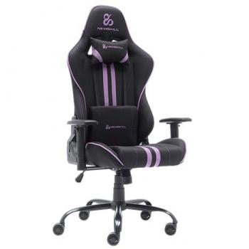 Newskill Kitsune V2 Silla Gaming Tela Transpirable Negro Espacial/Morado