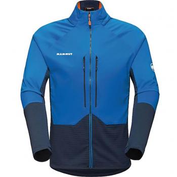 Mammut Eiger Nordwand Manches Longues Hybrid Jacket Hombre Azul - Chaqueta híbrida para hombre, color azul, diseñada para actividades de montaña, con tecnología de aislamiento y transpirabilidad avanzada, construcción ligera y duradera, mangas largas