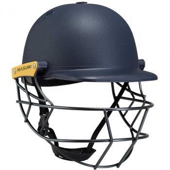 MASURI Legacy Senior – Casco de críquet, color azul marino - azul marino, tamaño S