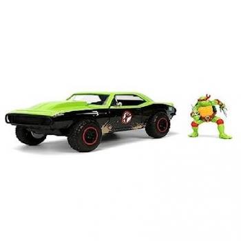 TMNT 1967 Chevrolet Camaro with Raphael Figure 1:24 Scale Hollywood Rides