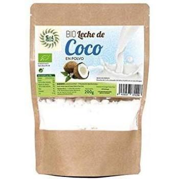 SOLNATURAL Leche DE Coco EN Polvo Bio 200 g, Estándar, Único