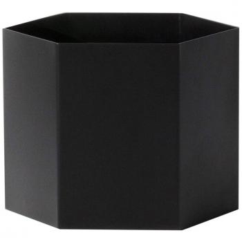Ferm Living Hexagon Pot Black - X-Large