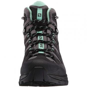 Salomon L38088900, Botas de Senderismo para Mujer, Gris