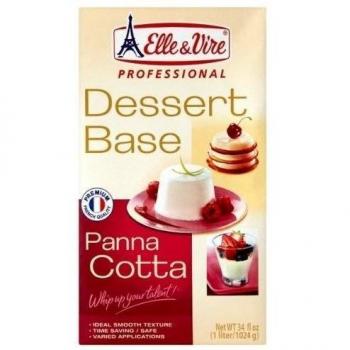 Elle y Vire Profesional Postre Base Panna Cotta 1 Litro