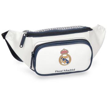 Real Madrid RM Leyenda Riñonera de Marcha, 35 cm, 2.63 litros, Blanco