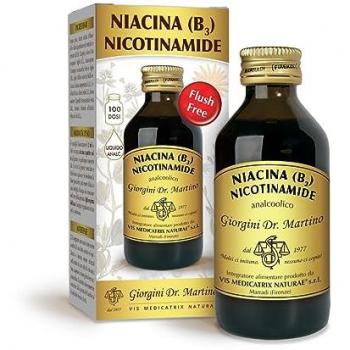 Suplemento Líquido de Niacina B3 (Nicotinamida) Sin Alcohol - 100 ml