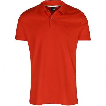 Hugo Boss Regular Fit Red Polo Shirt for Men - Size L